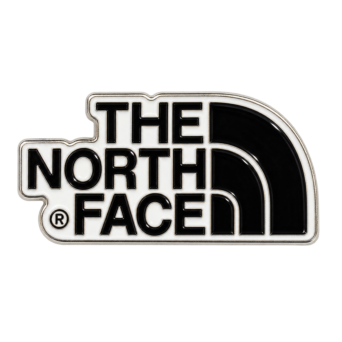 The North Face Logo Metal Sticker