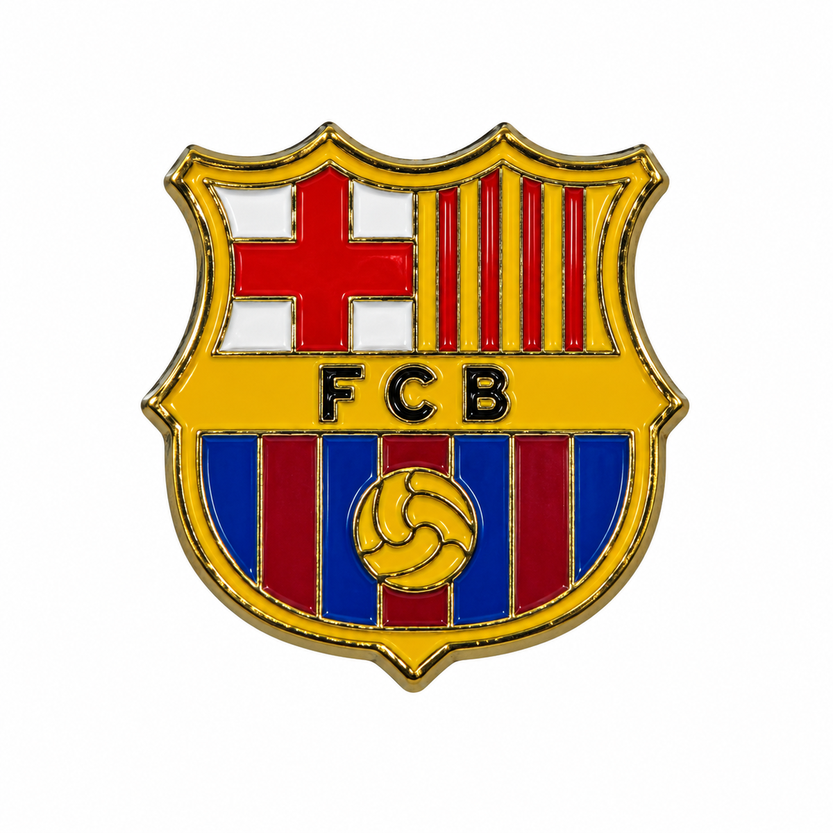 FC Barcelona Crest Metal Sticker
