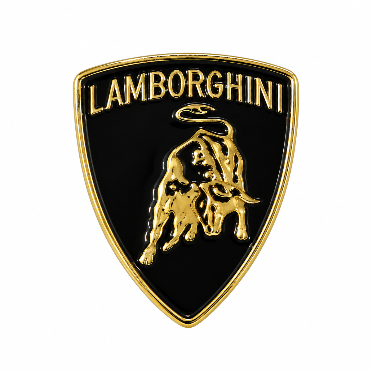 Lamborghini Shield Metal Sticker