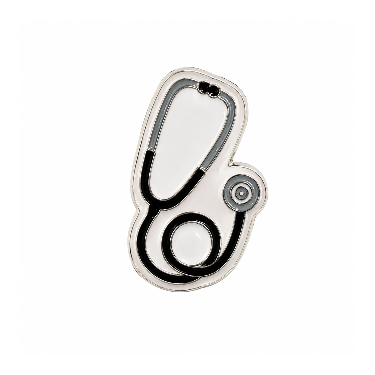 Classic Stethoscope Metal Sticker - SKU MS-025
