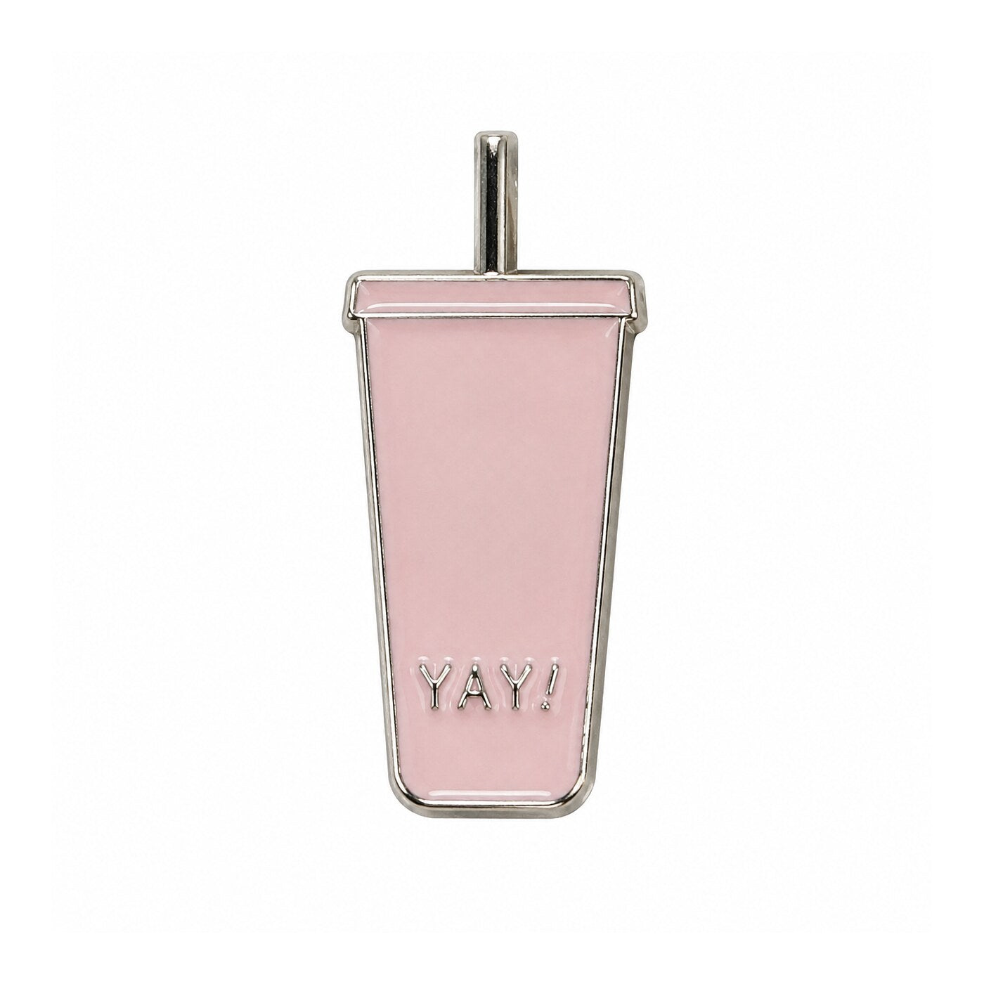 Pale Pink Tumbler Metal Sticker - SKU MS-053