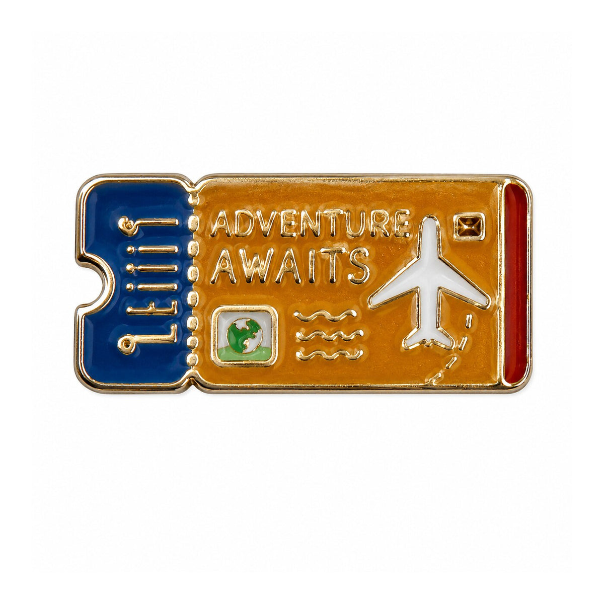 Adventure Awaits Ticket Metal Sticker - SKU MS-069