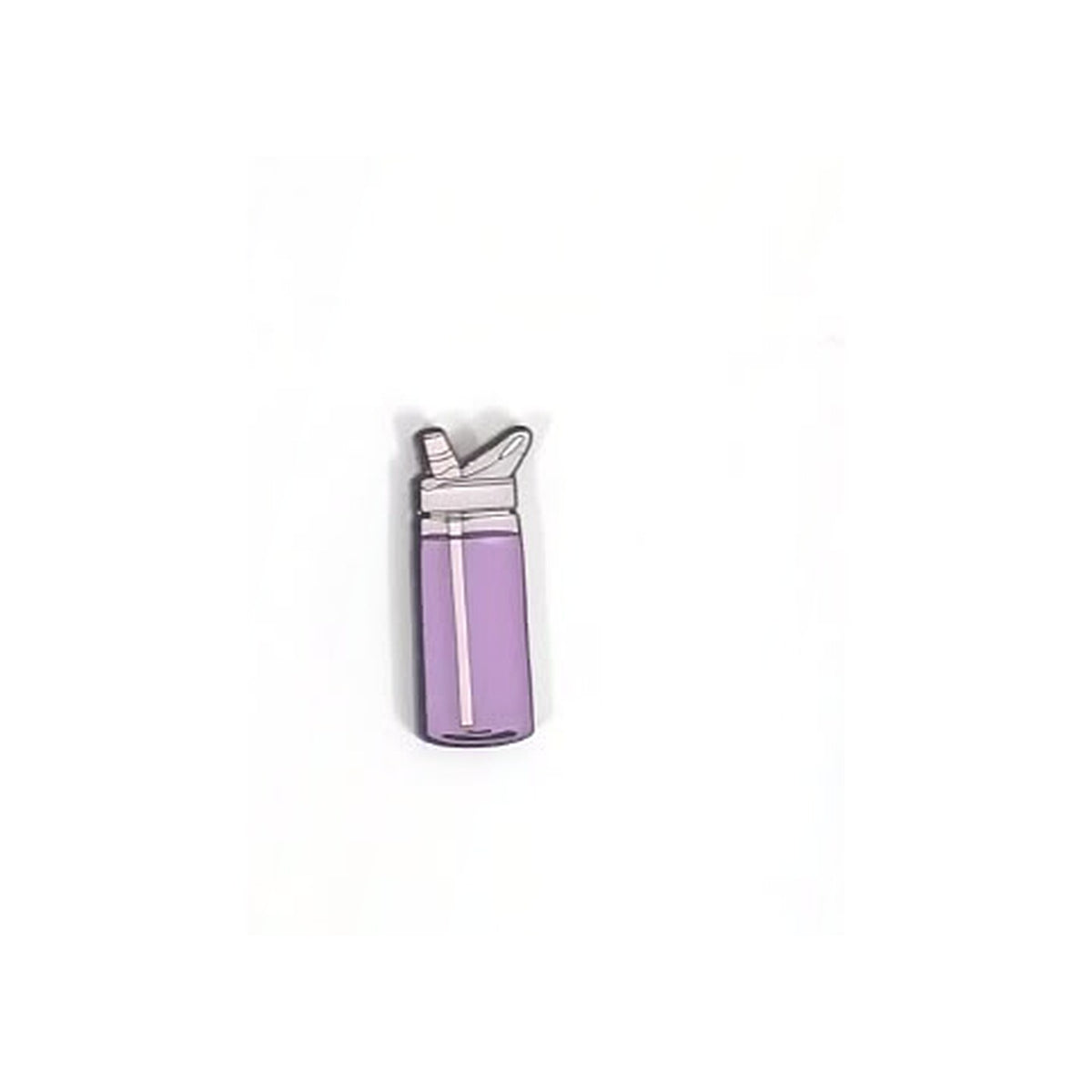 Purple Water Bottle Metal Sticker - SKU MS-126