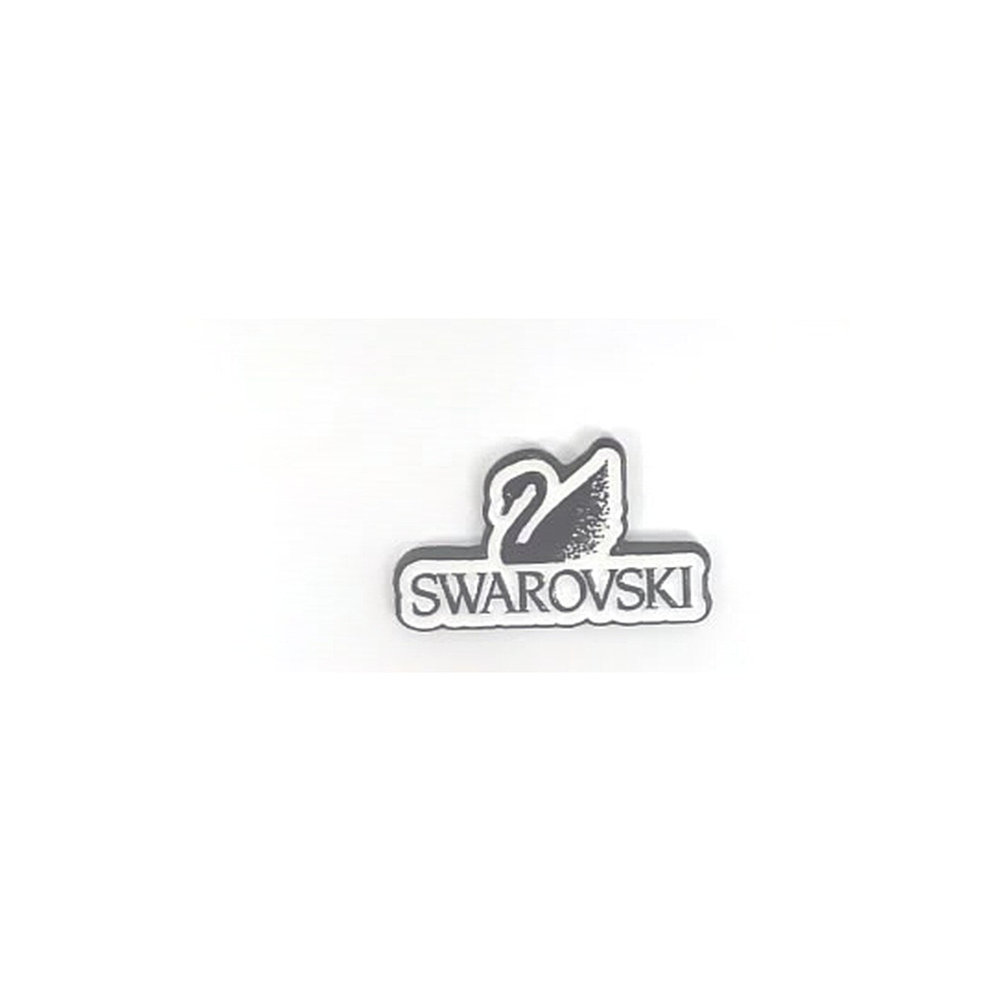 Swarovski Swan Logo Metal Sticker - SKU MS-160