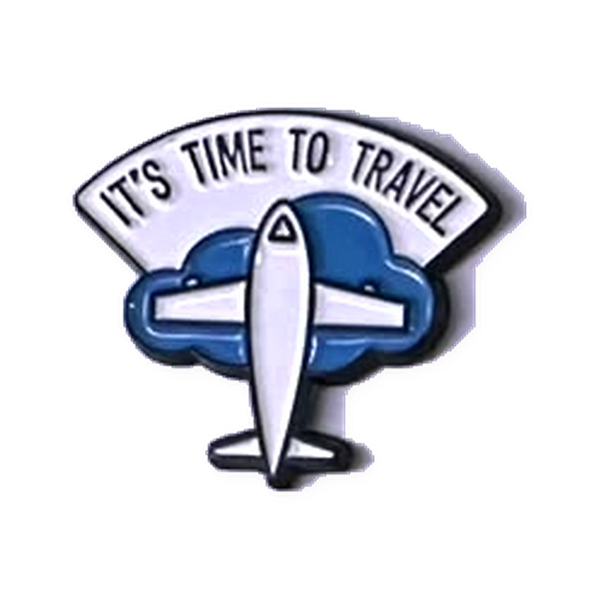 It's Time to Travel Metal Sticker