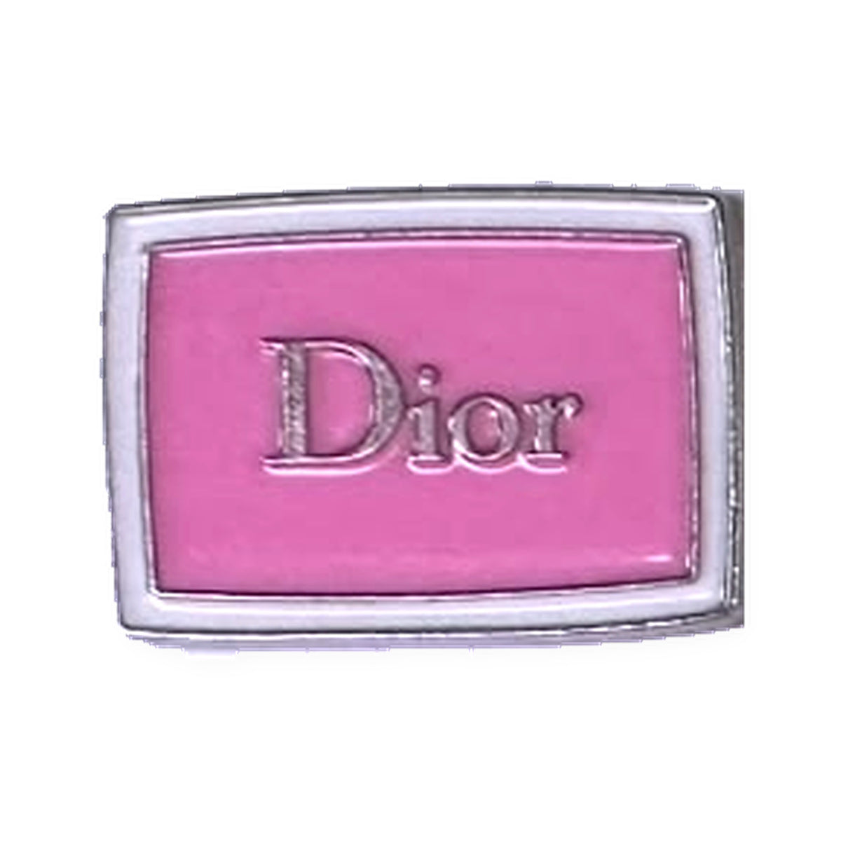 Pink Dior Square Metal Sticker