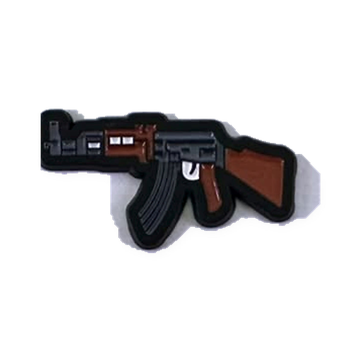 Black Brown Rifle Metal Sticker