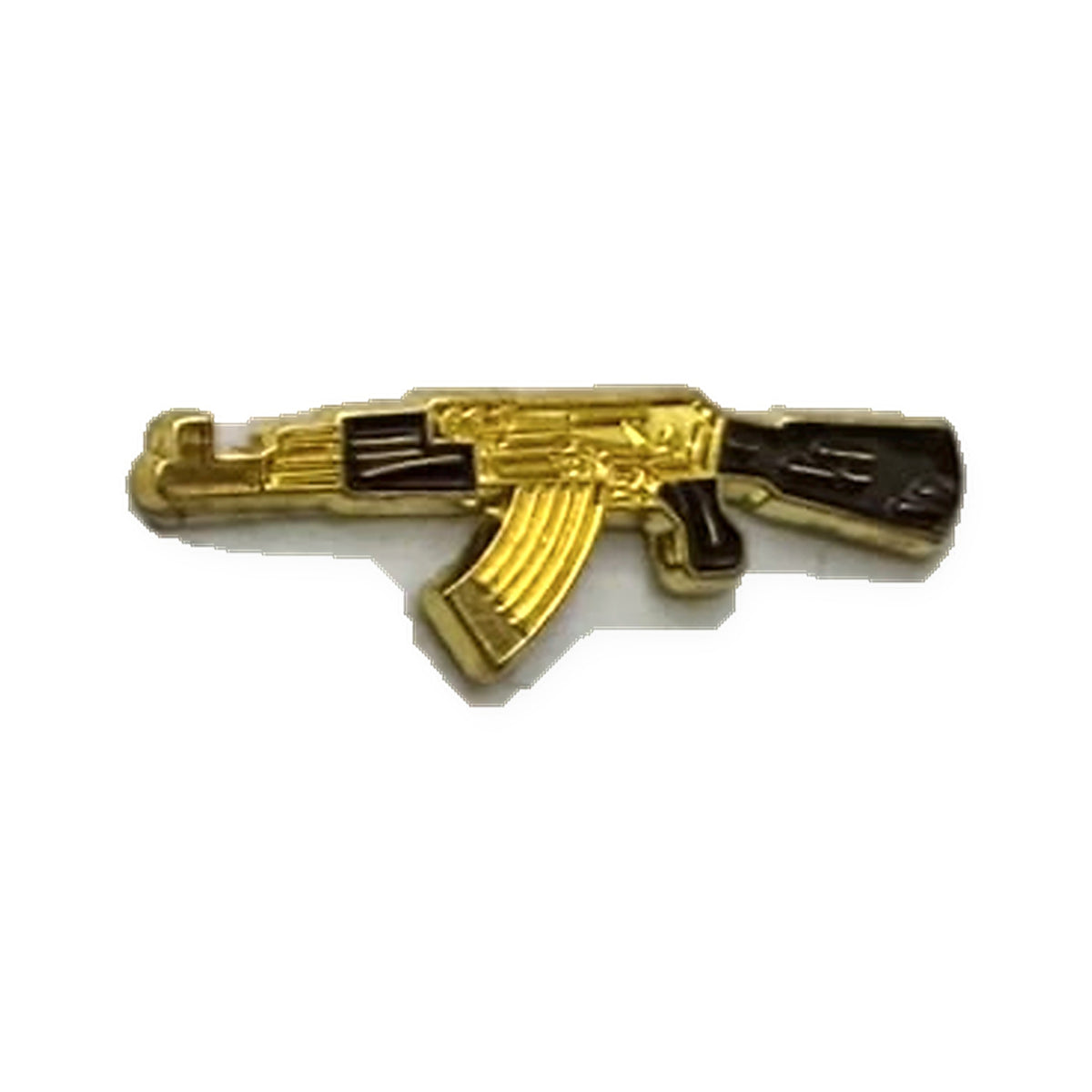 Golden Rifle Metal Sticker
