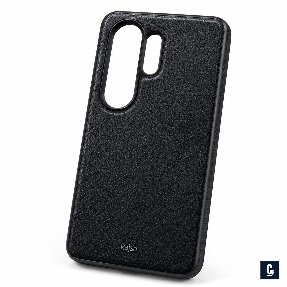 Kajsa Crosshatch Texture Case — Black | CB Studio | color=black | view=detail