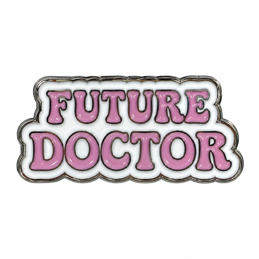 Future Doctor Metal Sticker