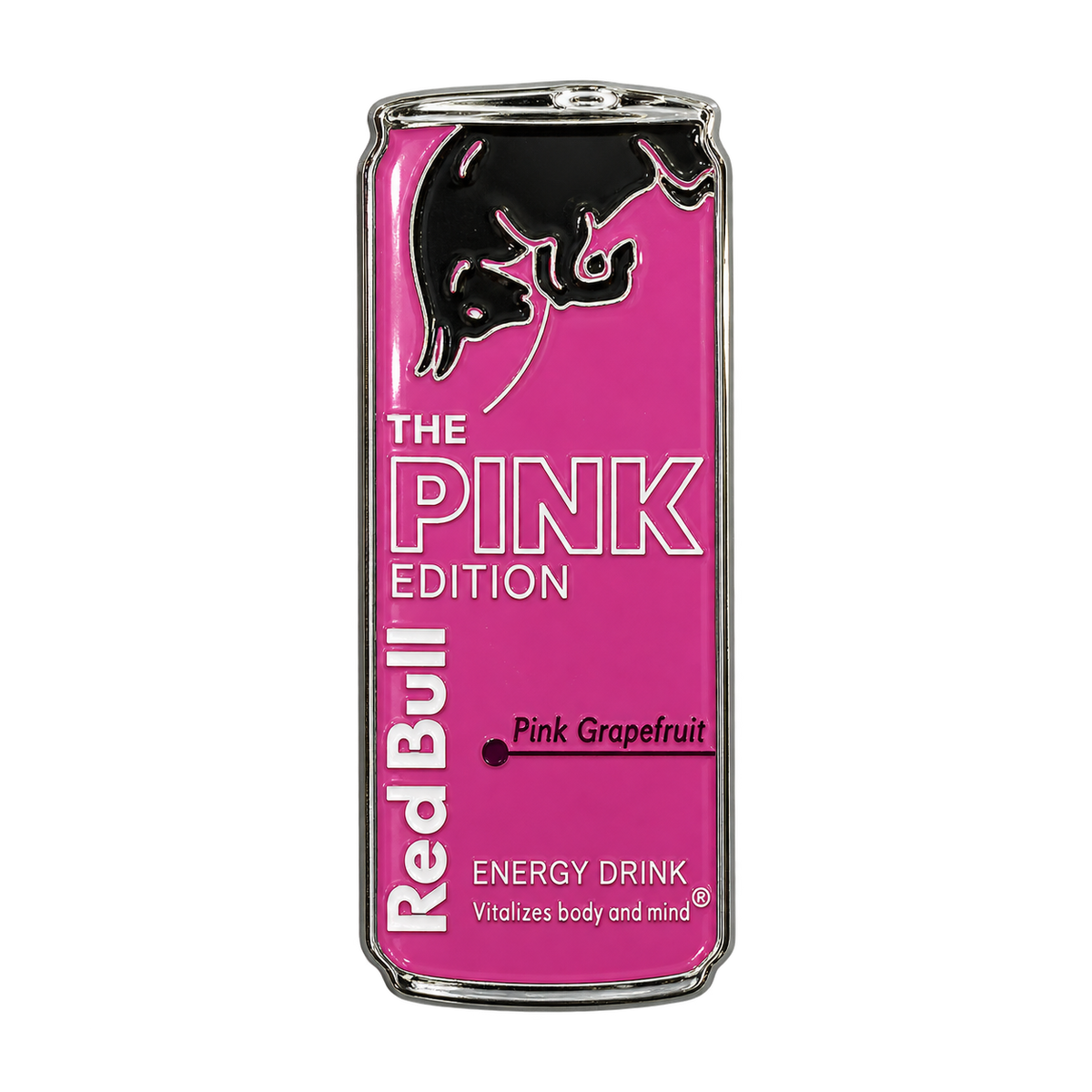 Pink Edition Energy Can Metal Sticker