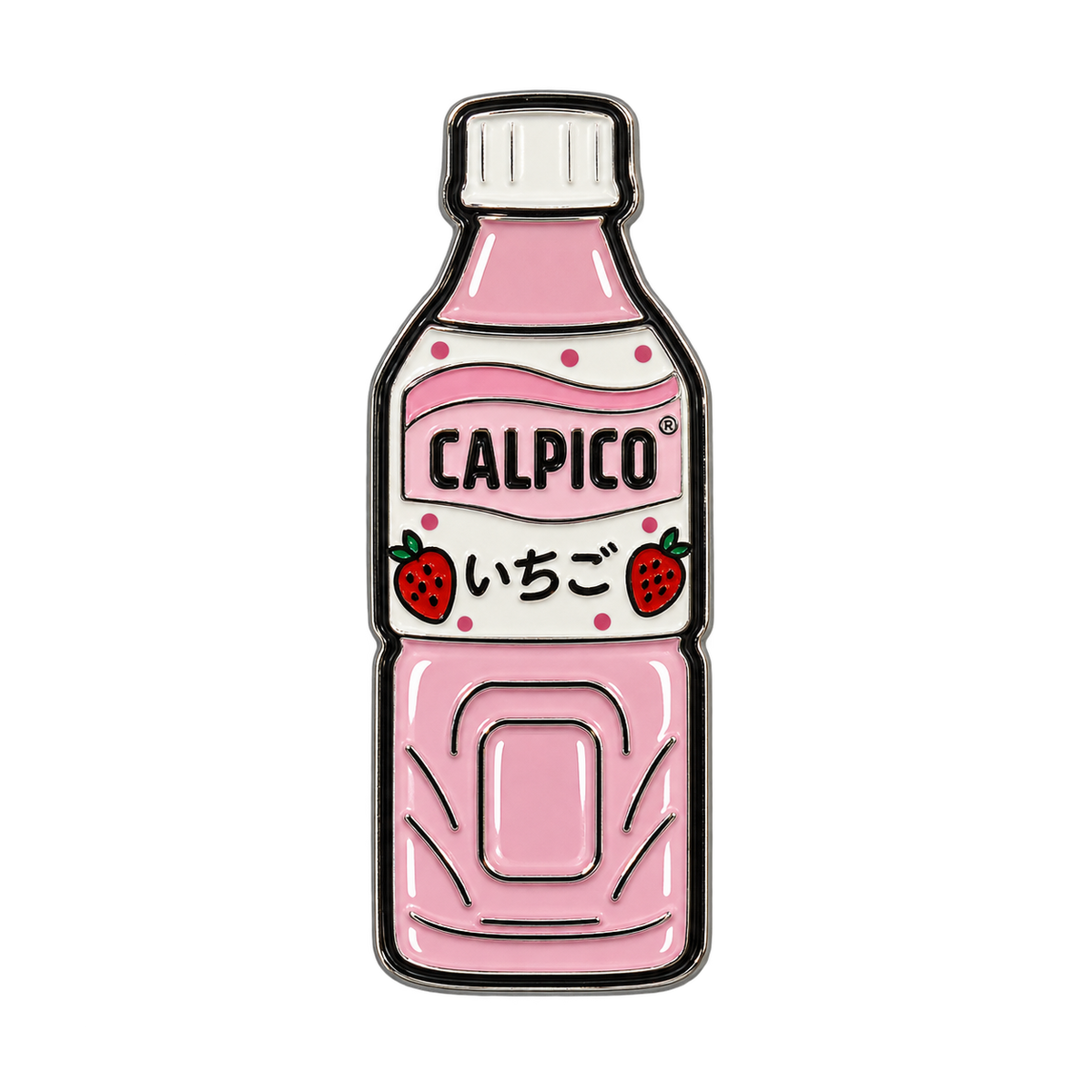 Calpico Bottle Metal Sticker