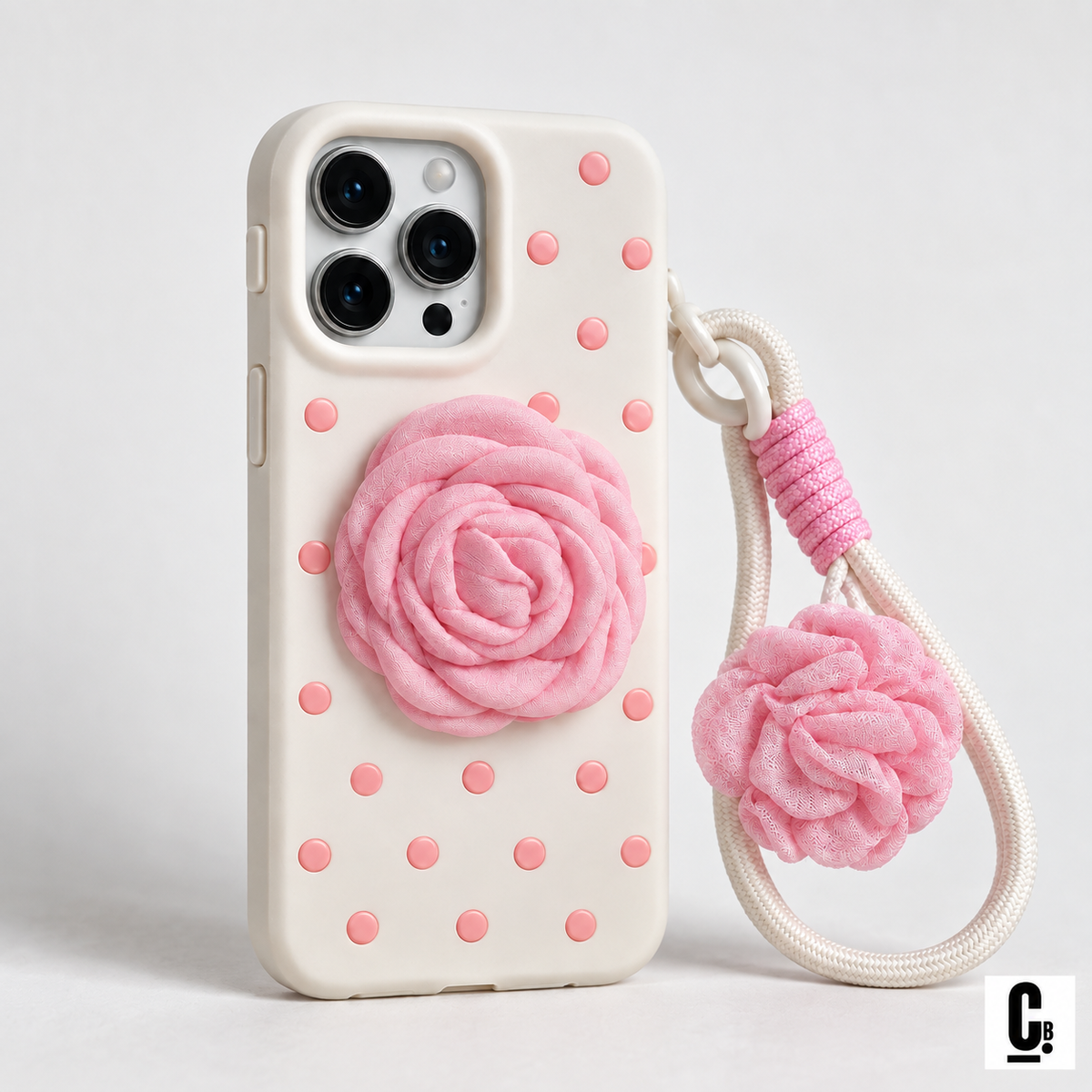 Pop Socket Flower Case with Charms ❄️