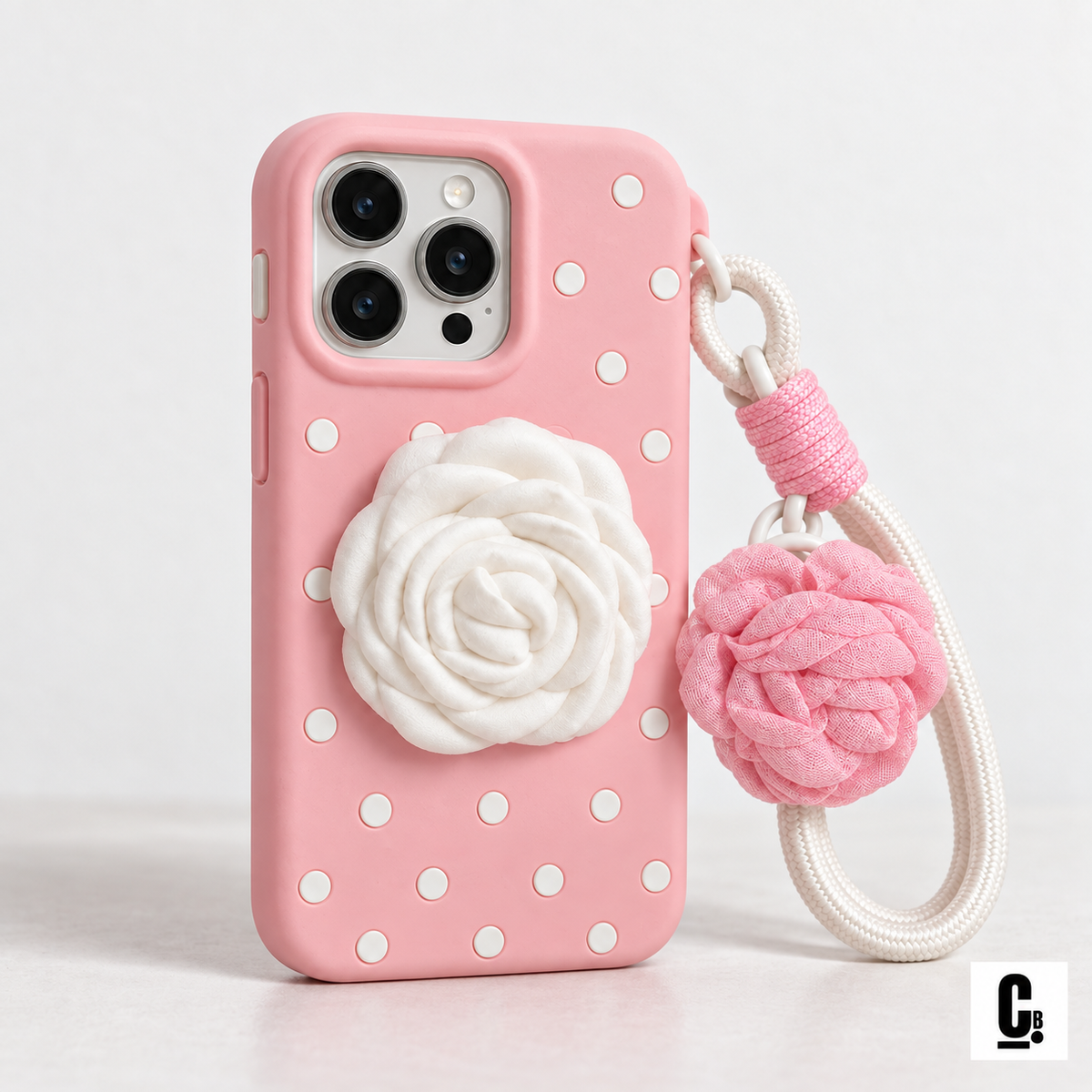 Pop Socket Flower Case with Charms ❄️
