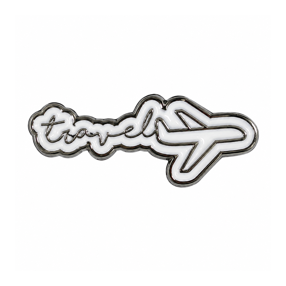 Travel Airplane Metal Sticker - SKU MS-003