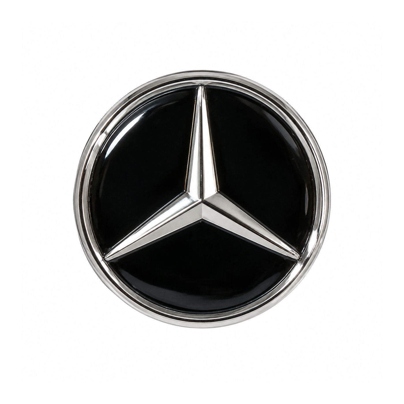 Mercedes-Benz Emblem Metal Sticker - SKU MS-009