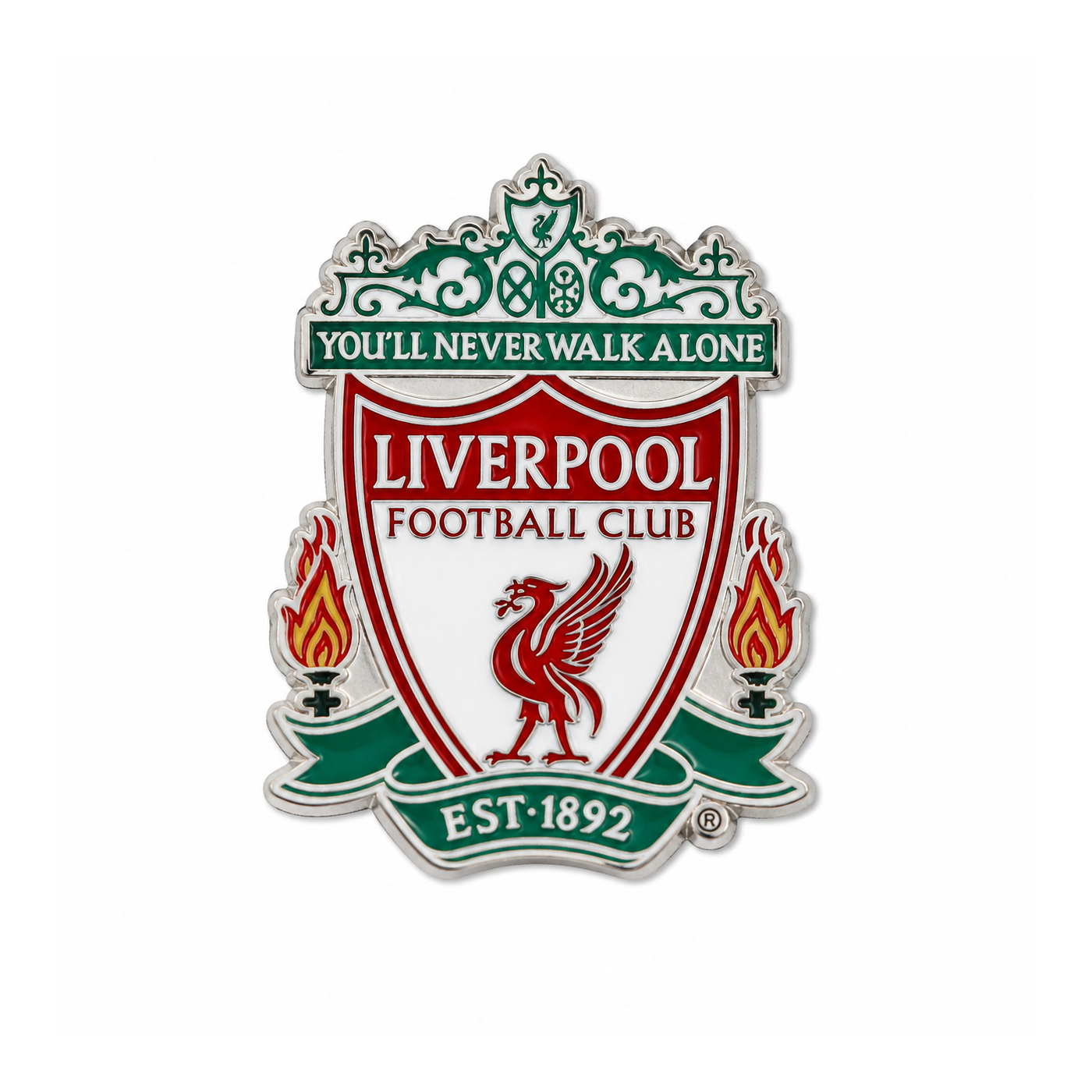 Liverpool FC Crest Metal Sticker - SKU MS-014