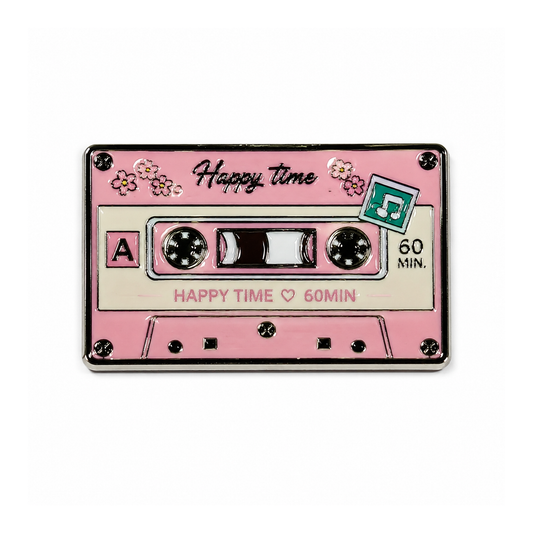 Pink Mixtape Metal Sticker - SKU MS-026