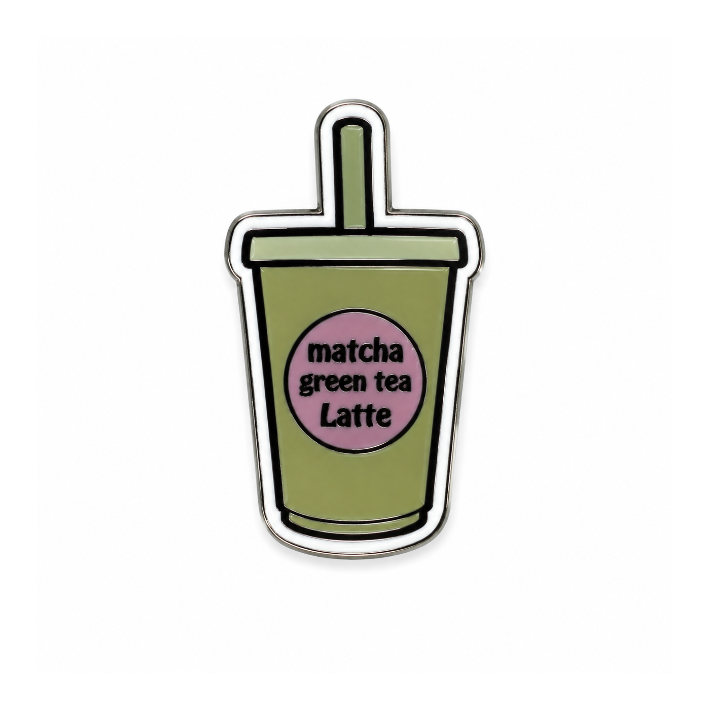 Matcha Cup Metal Sticker - SKU MS-030