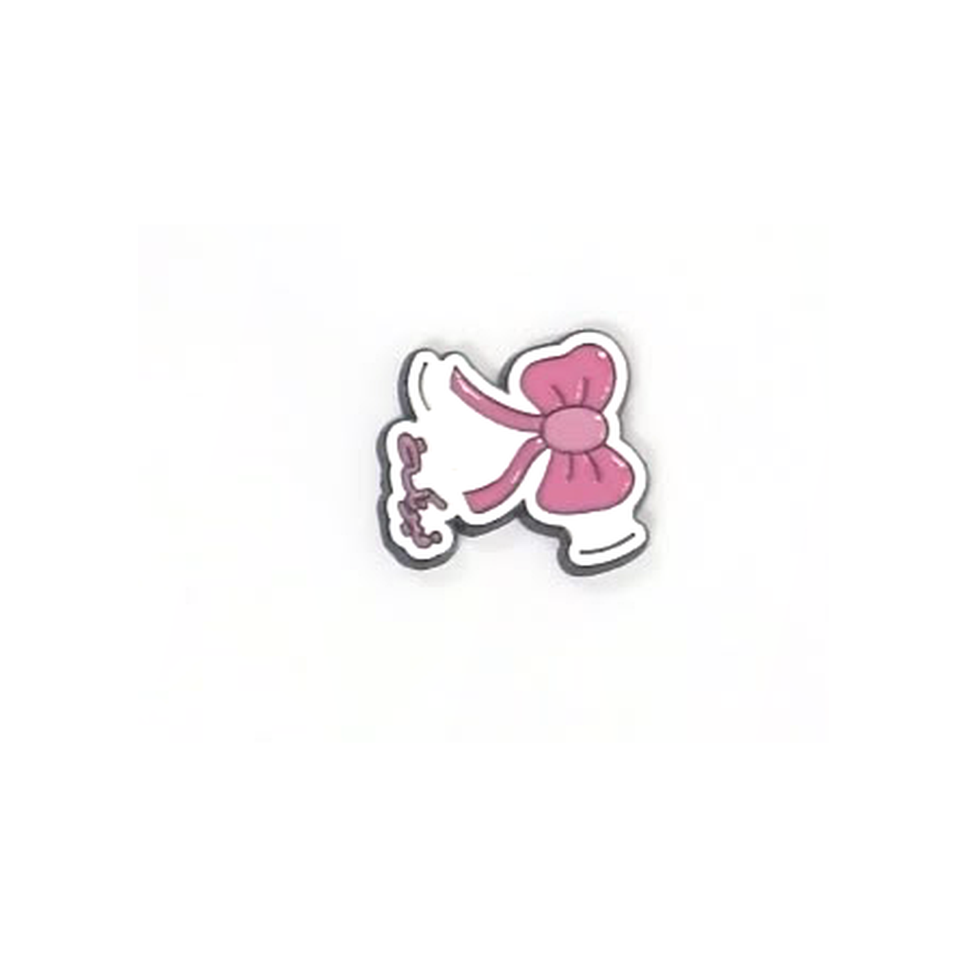 Pink Bow and Urdu Lettering Metal Sticker - SKU MS-033