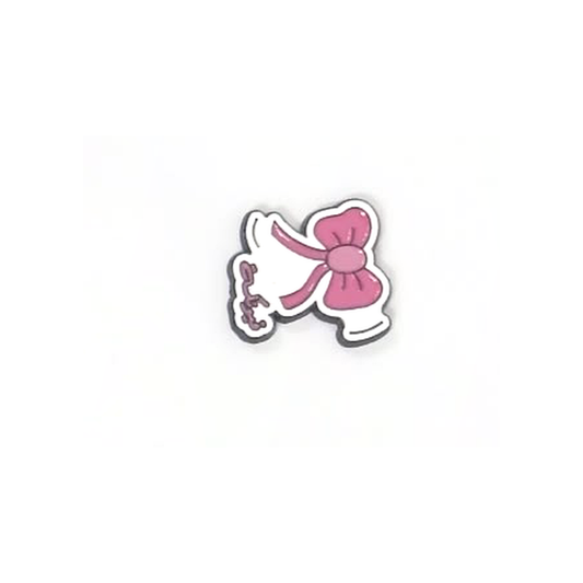Pink Bow and Urdu Lettering Metal Sticker - SKU MS-033