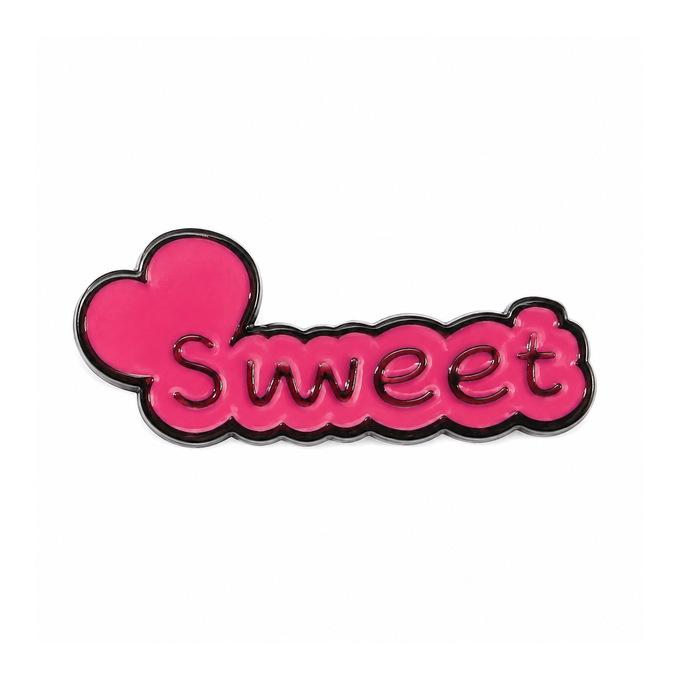 Sweet Lettering Metal Sticker - SKU MS-037