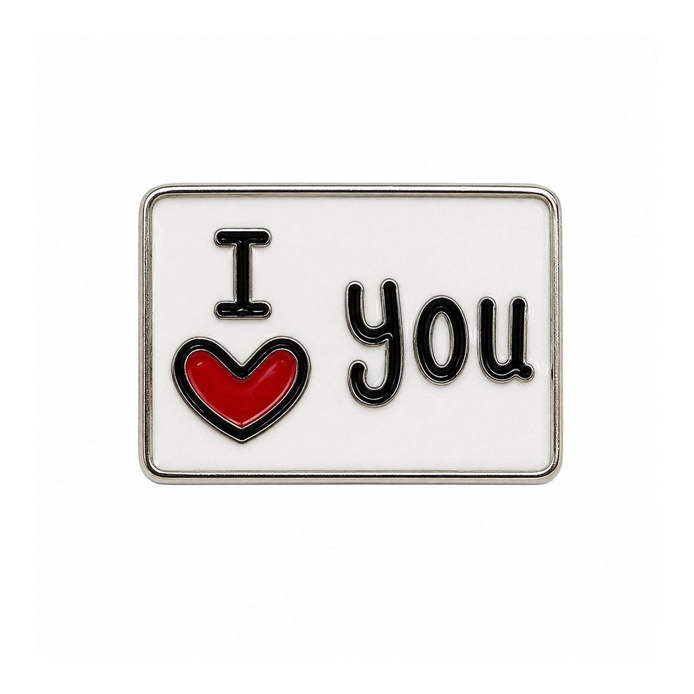 I Love You Metal Sticker - SKU MS-077