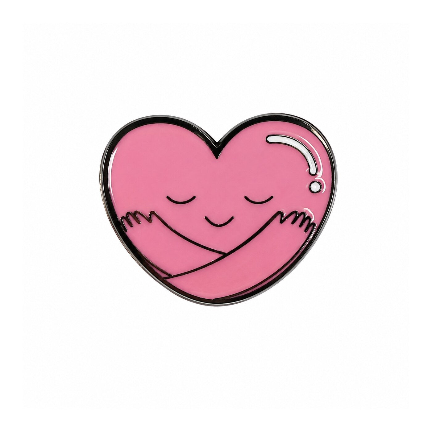 Self-Hug Heart Metal Sticker - SKU MS-080