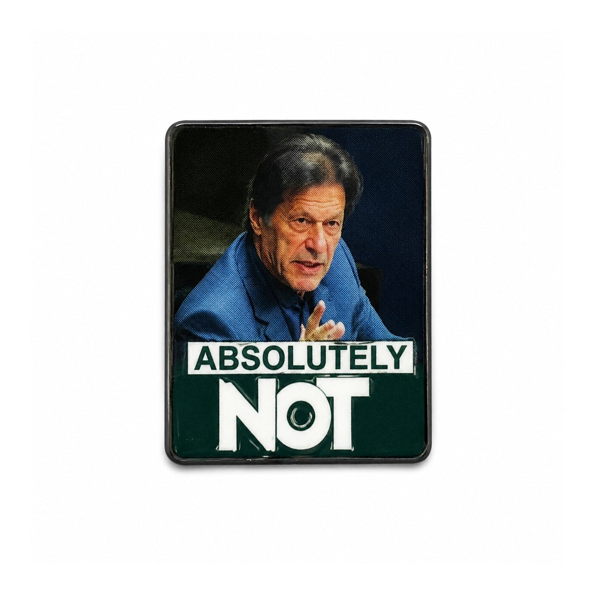 Absolutely Not Metal Sticker - SKU MS-081