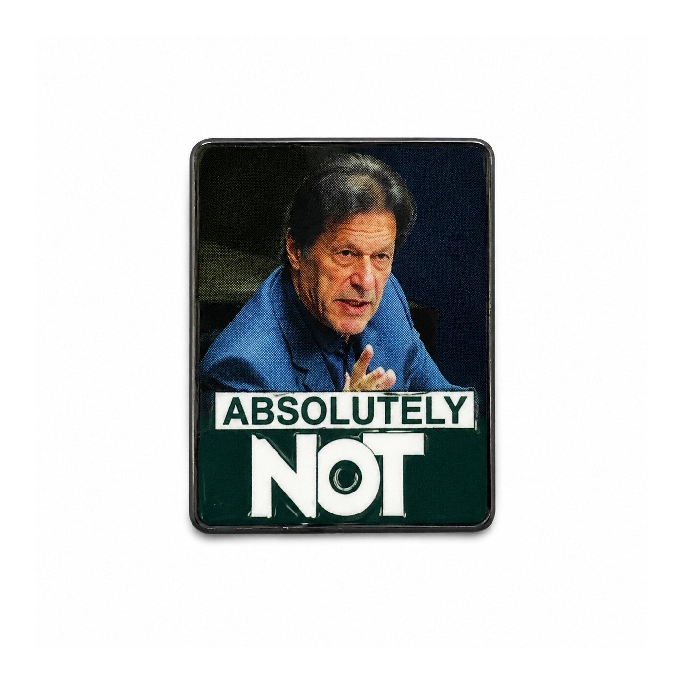 Absolutely Not Metal Sticker - SKU MS-081