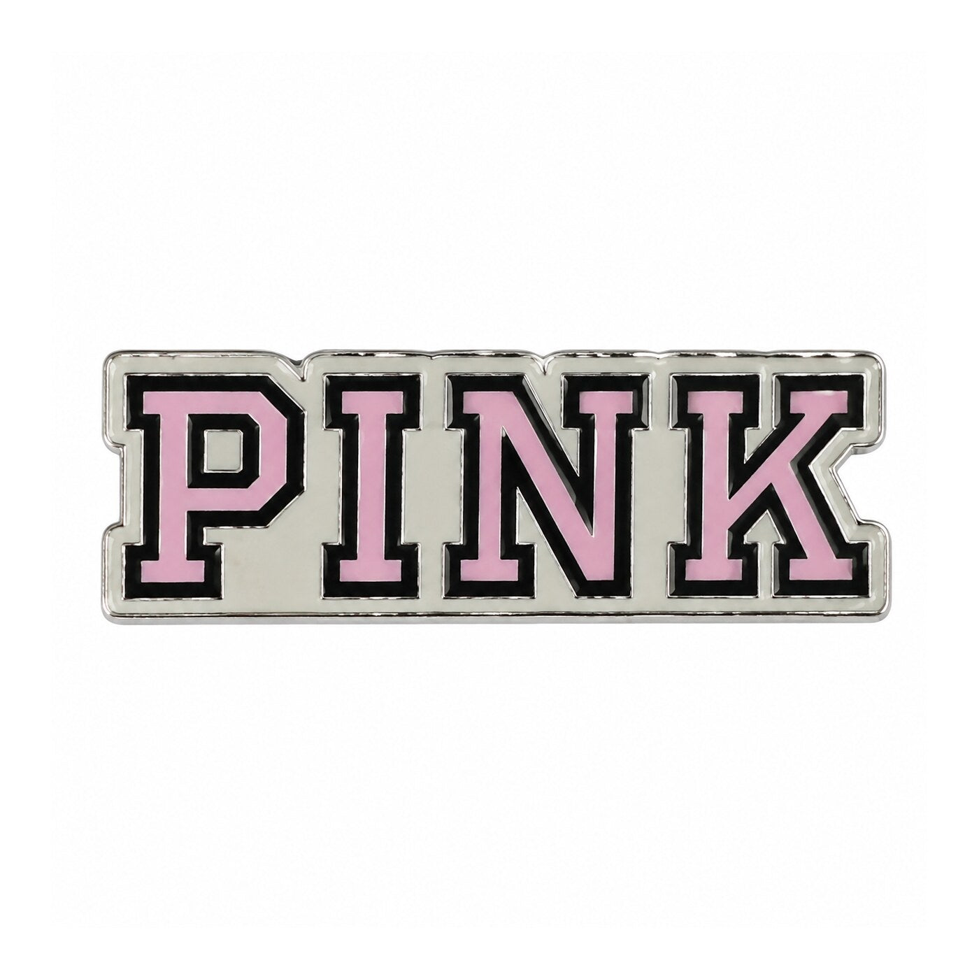 PINK Lettering Metal Sticker - SKU MS-092