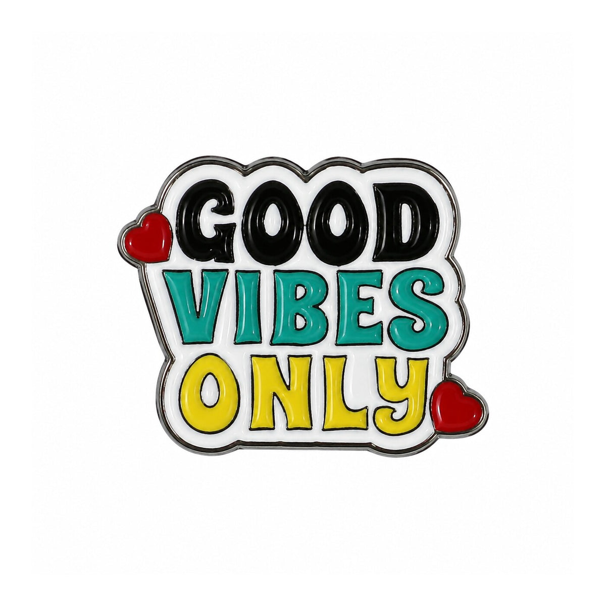 Good Vibes Only Metal Sticker - SKU MS-100