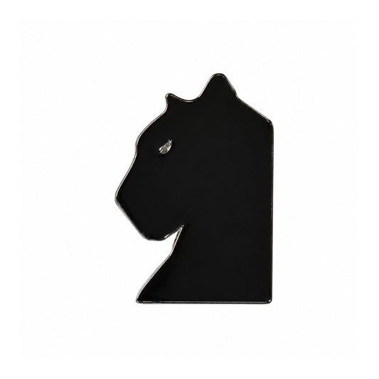 Black Horse Silhouette Metal Sticker - SKU MS-101