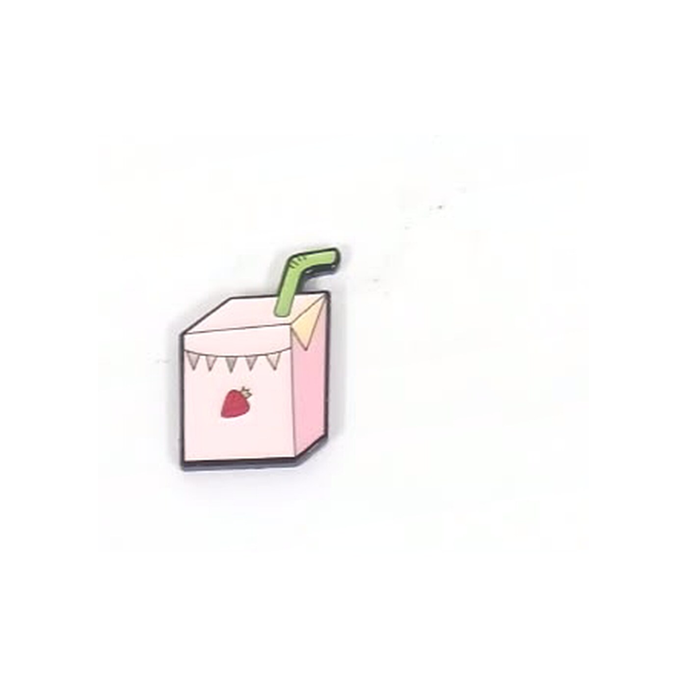 Strawberry Milk Carton Metal Sticker - SKU MS-121