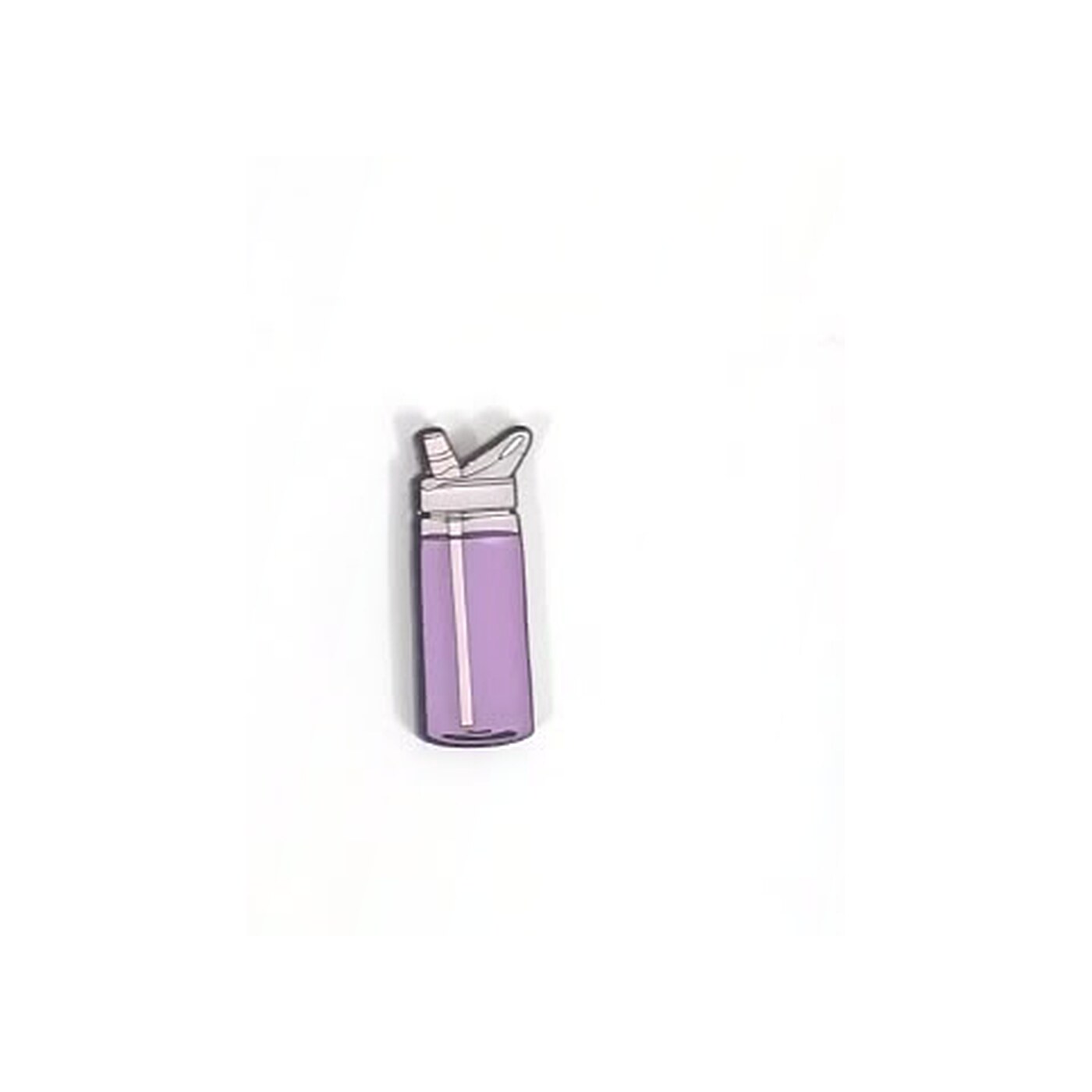 Purple Water Bottle Metal Sticker - SKU MS-126