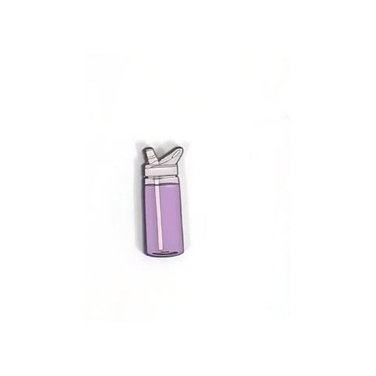 Purple Water Bottle Metal Sticker - SKU MS-126