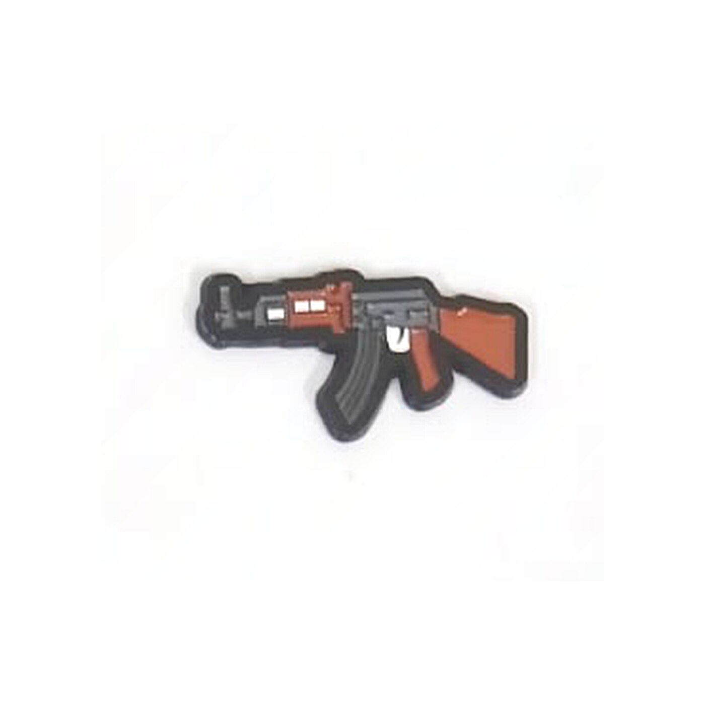 Rifle Design Metal Sticker - SKU MS-133