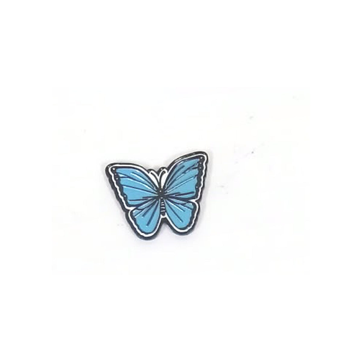 Blue Butterfly Metal Sticker - SKU MS-151