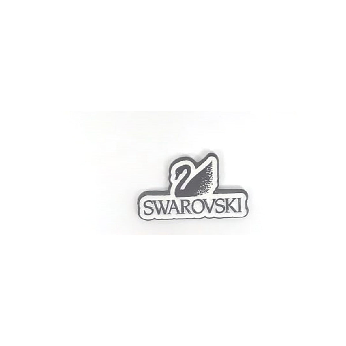 Swarovski Swan Logo Metal Sticker - SKU MS-160