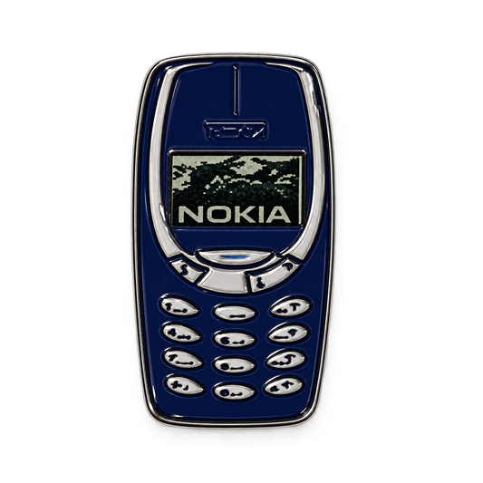 Classic Nokia Phone Metal Sticker