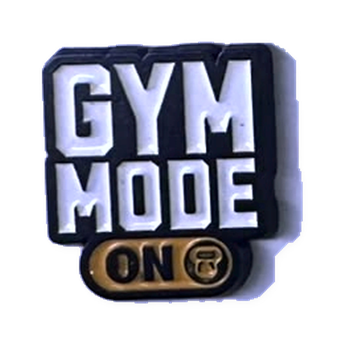 Gym Mode On Metal Sticker
