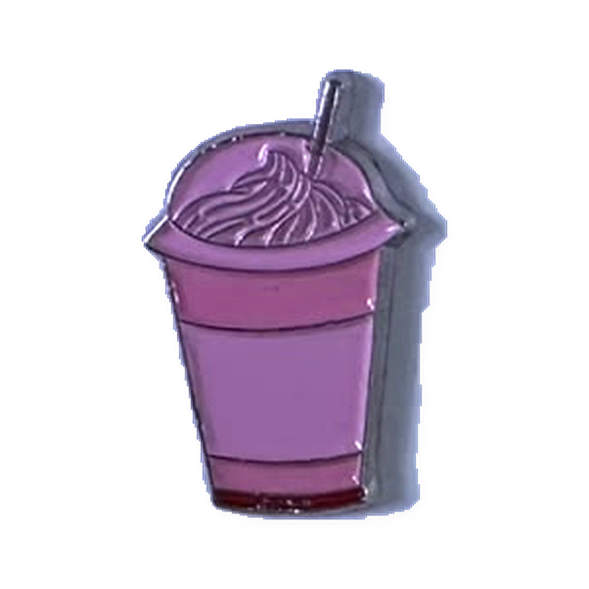 Pink Drink Cup Metal Sticker