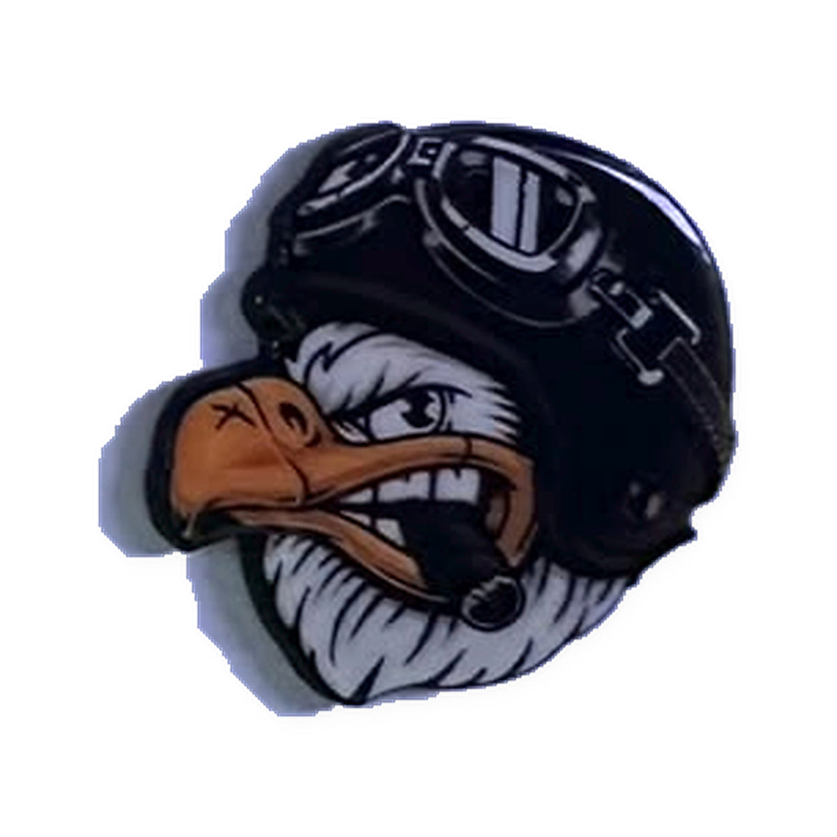 Eagle Aviator Helmet Metal Sticker