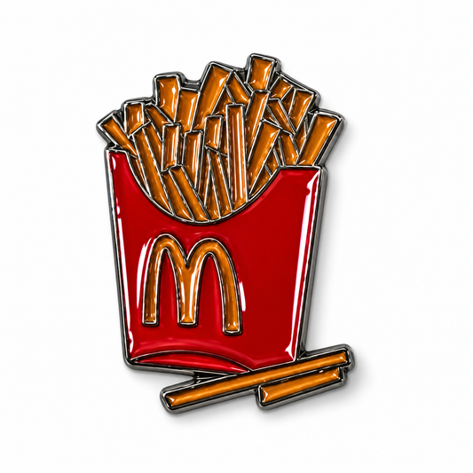 McDonald's Fries Metal Sticker MS-188 on white background