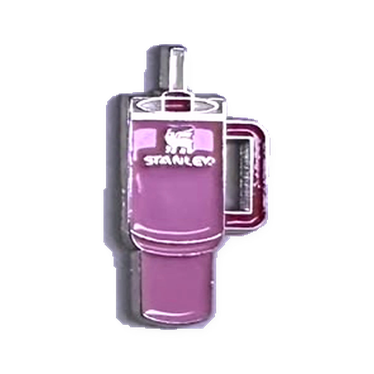 Pink Stanley Tumbler Metal Sticker