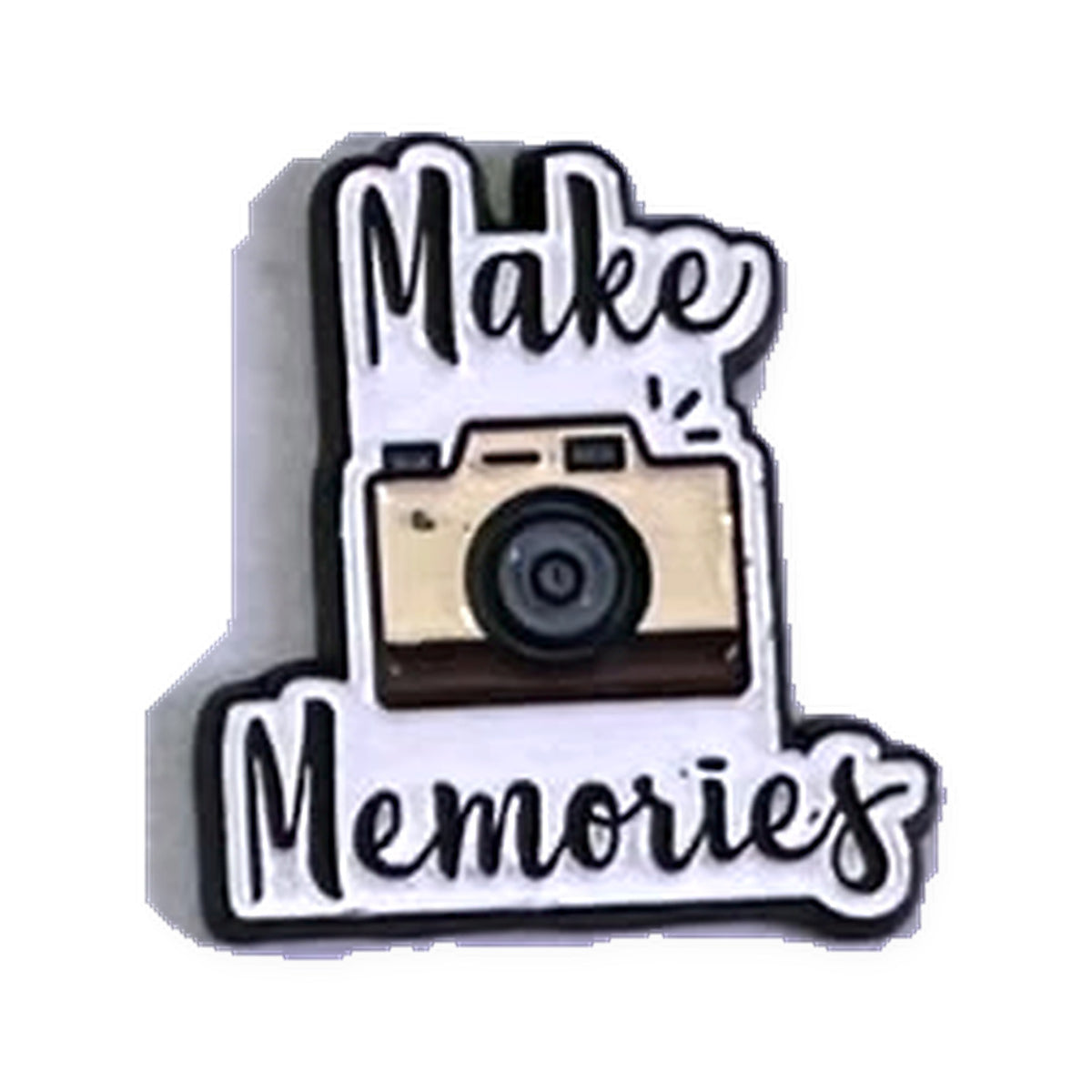 Make Memories Camera Metal Sticker