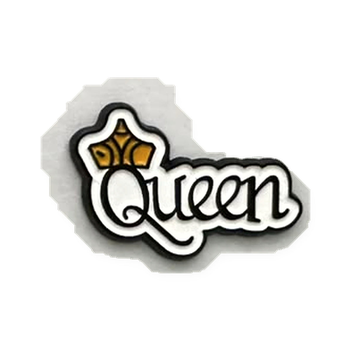 Queen Lettering Metal Sticker