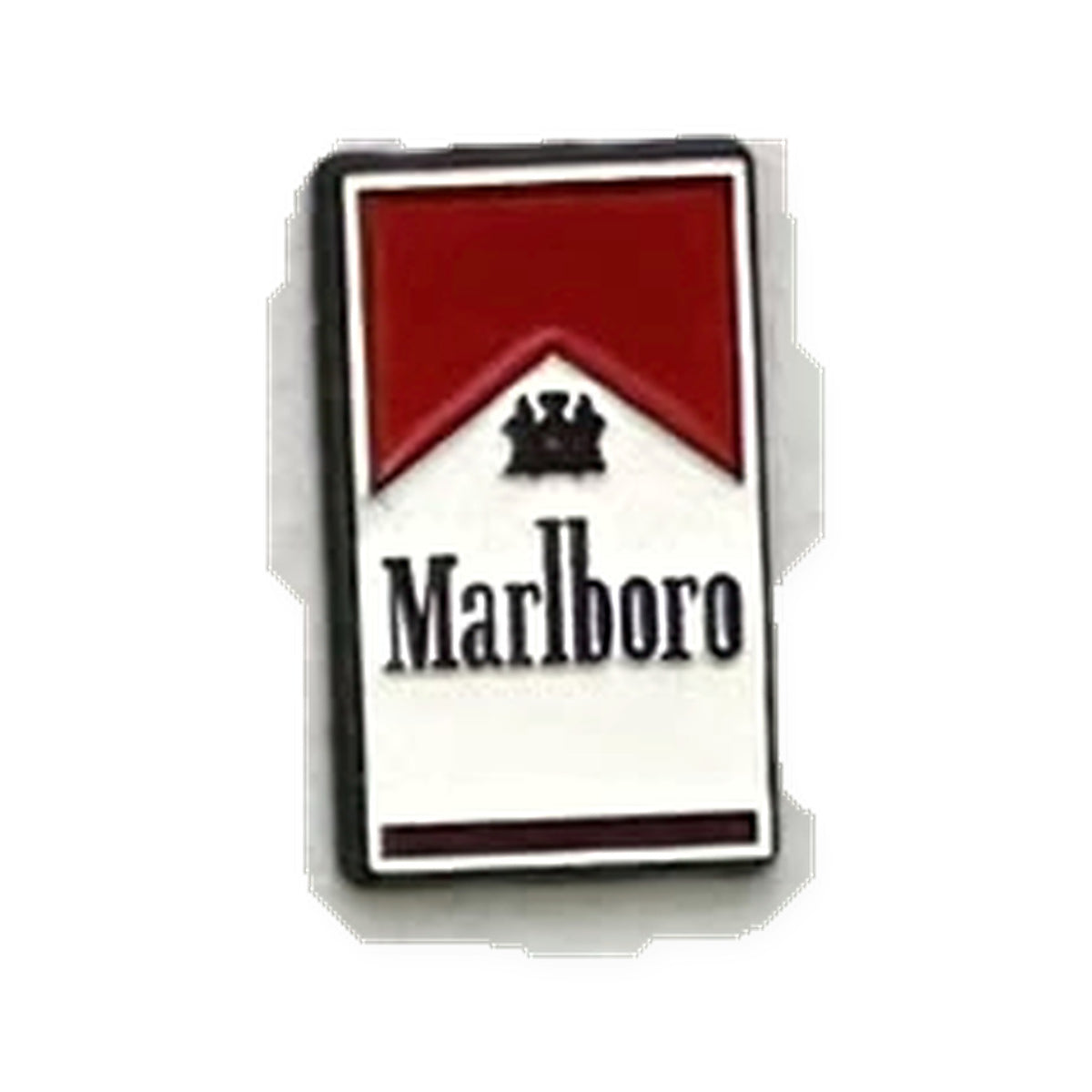 Red Cigarette Pack Metal Sticker