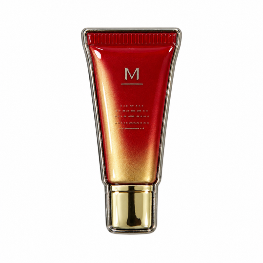 Red Beauty Cream Tube Metal Sticker on a white background