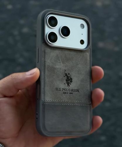 Suede Leather Polo Case